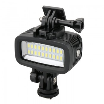 Ulanzi 30M Waterproof Underwater LED Video Light Super Bright Diving Fill Lamp Suitable for GOPRO SJCAM Action Camera