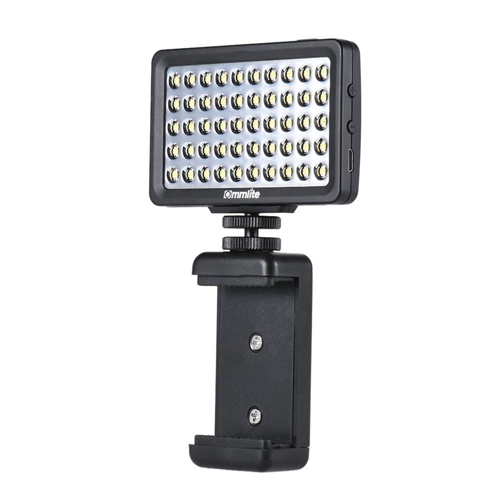 Kalai CM-L50 Multi-Functional Mini LED Video Light for Cellphone Pad DSLR for GoPro Cameras