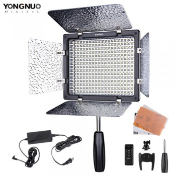 YONGNUO YN300III 3200K-5500K LED Light photography Camera Lighting YN300 III Panel Light with NP-F750 Battery Charger AC Adapter