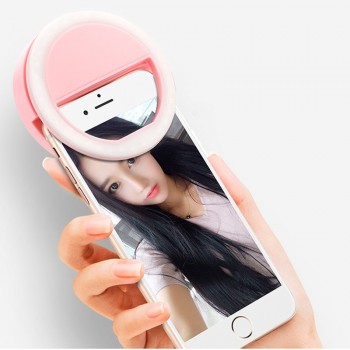 Rovtop USB charge LED Selfie Ring Light Supplementary Lighting Night Darkness Selfie Enhancing Fill Light For Phones