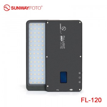 SUNWAYFOTOT FL-120 LED Light for Studio Video Photo LED Lights Photography Lighting Dslr Camera Light Selfie for Youtube Selfie