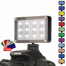 Ulanzi Mini LED Video Light on Camera Pocket Photo Light with Filters Color Gels for DSLR Camera 3-Axis Gimbals VS Aputure AL-M9