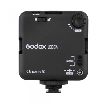 Godox LED64 LED Video LED Lamp for DSLR Camera Camcorder mini DVR as Fill Light for Wedding News Interview Macro photography