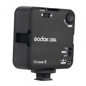 Godox LED64 LED Video LED Lamp for DSLR Camera Camcorder mini DVR as Fill Light for Wedding News Interview Macro photography
