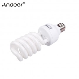 Andoer E27 LED Video Light  220V 5500K 45W Photo Studio Bulb Video Daylight Light Lamp Photography Lighting