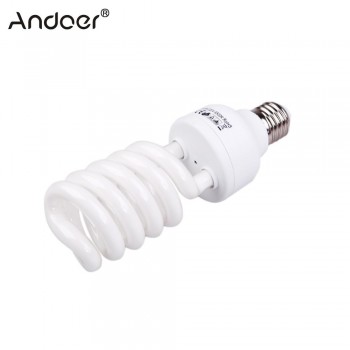 Andoer E27 LED Video Light  220V 5500K 45W Photo Studio Bulb Video Daylight Light Lamp Photography Lighting