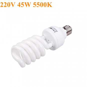 Andoer E27 LED Video Light  220V 5500K 45W Photo Studio Bulb Video Daylight Light Lamp Photography Lighting