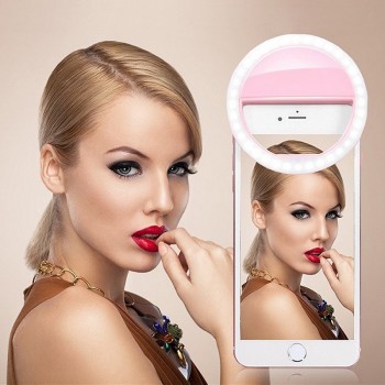 Round Universal Selfie Ring Light Phone Selfie Luminous Ring LED Photography Flash Light For Xiaomi iPhone Sumsang Smartphone