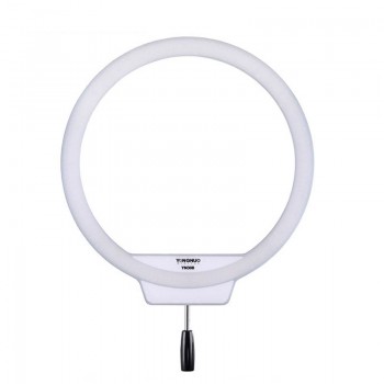 Yongnuo YN308 + 2m Stand + Power Adapter + Remote Bi-color 3200K-5500K CRI95+ Led Ring Video Selfie Fill Light Lighting Kit