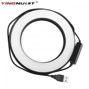 Dimmable LED Studio Camera Ring Light Photo Phone Video Light Annular Lamp With Tripods Selfie Stick Ring Fill Light For Canon