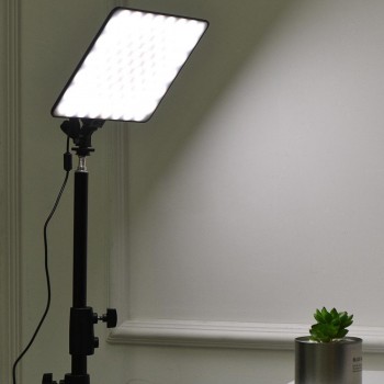 Viltrox VL-200 Pro Wireless Remote LED Video Studio Light Lamp Slim Bi-Color Dimmable + AC Power Adapter for Camcorder Camera