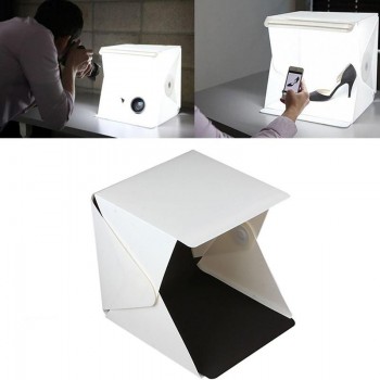 EastVita Portable LED Portable Light Box Photo Studio Photography Backdrop Foldable Mini Light Room