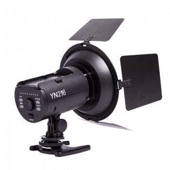 YONGNUO YN216 YN-216 3200K-5500K LED Video Light with 4 Color Plates for Canon Nikon DSLR Camera Video Photographic Lighting