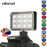 CardLite Mini Portable Video Camera LED Light for DSLR Canon Nikon with Filter 12 Color Gel  Dimmable Led Fotografia Lighting