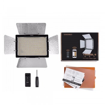 YONGNUO YN600L II YN600L II 600 LED Video Light Panel 3200-5500K + AC Power Adapter