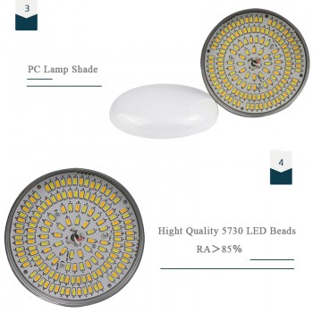 65W 5500K LED Light Photographic Lighting Control Photo Studio Bulb Photography Daylight Lamp Led photography Light bulb