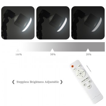 65W 5500K LED Light Photographic Lighting Control Photo Studio Bulb Photography Daylight Lamp Led photography Light bulb