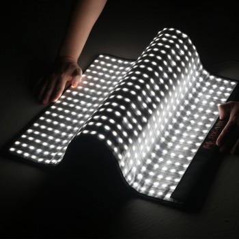 Falcon Eyes RX-18TD 100W 504pcs Flexible LED Video Light Rollable Cloth Lamp with LCD Touch Screen Controller + X-shape Support