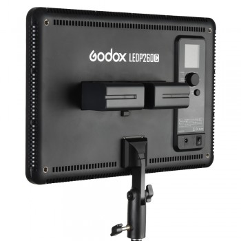 Godox LEDP-260C Pannello LED Video Luce Della Lampada 3300 K ~ 5600 K per la Macchina Fotografica + AC adapter
