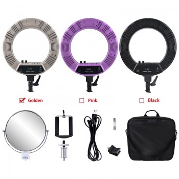 fosoto CY-R50L 18inch photographic lighting 480led 3200K-5500K Dimmable 55W Ring Light Lampamp;Tripod Stand For Phone Video Camera