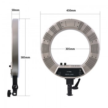 fosoto CY-R50L 18inch photographic lighting 480led 3200K-5500K Dimmable 55W Ring Light Lampamp;Tripod Stand For Phone Video Camera