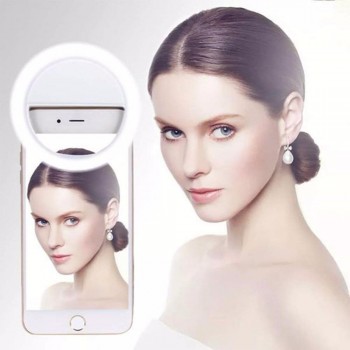 2PCS/LOT Universal Selfie Ring Light Phone Selfie Luminous Ring LED Photography Flash Light For Xiaomi iPhone Sumsang Smartphone