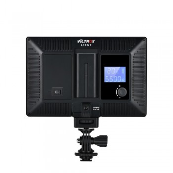 Table Photo Studio Set 2x Viltrox L116T Bi-Color Dimmable LED Video Light + 2x Mini Tripod + 2x 2M AC Adapter for DSLR Photo