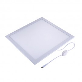 Top Deals PULUZ 1200LM LED Photography Shadowless Bottom Light Lamp Panel for 40cm Photo Studio Shooting Tent Box amp; No Polar