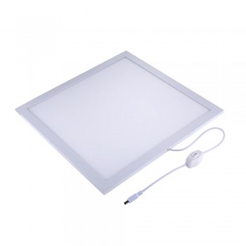 Top Deals PULUZ 1200LM LED Photography Shadowless Bottom Light Lamp Panel for 40cm Photo Studio Shooting Tent Box amp; No Polar