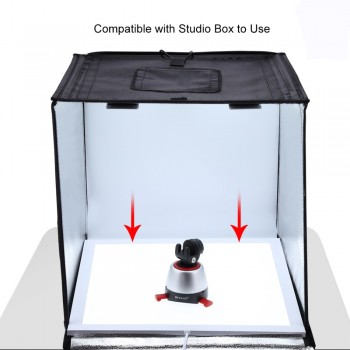 Top Deals PULUZ 1200LM LED Photography Shadowless Bottom Light Lamp Panel for 40cm Photo Studio Shooting Tent Box amp; No Polar