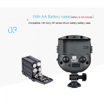 Camera LED Fill-in Light Video Light Spotlight 3200-5600K Adjustable Brightness Focus for Canon Nikon Pentax Olympus DSLR Camera