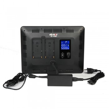 VILTROX 2x VL-200 Ultra Thin Dimmable Bi-color LED Video Light Kit / 3300K-5600K CRI 95 + 2x Light Stand + 2x AC adapter