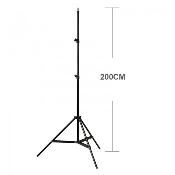 VILTROX 2x VL-200 Ultra Thin Dimmable Bi-color LED Video Light Kit / 3300K-5600K CRI 95 + 2x Light Stand + 2x AC adapter