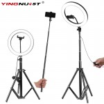LED Ring Light 10inch 5600K Light Lamp Dimmable Photography Studio Phone Video With 150CM Tripod Selfie Stickamp;USB Plug For Canon