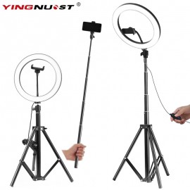 LED Ring Light 10inch 5600K Light Lamp Dimmable Photography Studio Phone Video With 150CM Tripod Selfie Stickamp;USB Plug For Canon