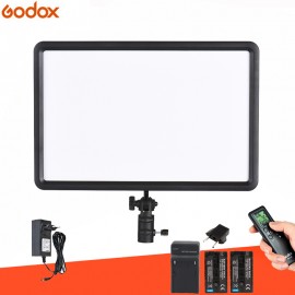 GODOX LEDP260C Ultra-thin 30W LED Video Light Panel Lamp +Battery KIT for Digital DSLR Camera Studio Photography