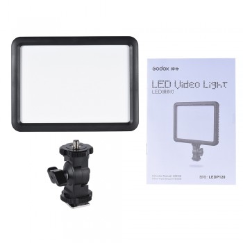 Godox LEDP120C Adjustable color temperature light Ultra-thin LED Video Light camera Light for Cannon Nikon Sony DSLR Camera