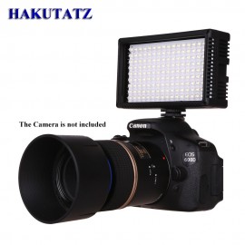 On-Camera 144 Bi color LED Video Light Lamp  Dimmable for Canon Nikon Pentax DSLR Camera Video Camcorder VL-144D