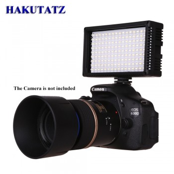 On-Camera 144 Bi color LED Video Light Lamp  Dimmable for Canon Nikon Pentax DSLR Camera Video Camcorder VL-144D