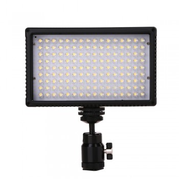 On-Camera 144 Bi color LED Video Light Lamp  Dimmable for Canon Nikon Pentax DSLR Camera Video Camcorder VL-144D
