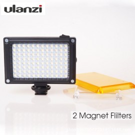 Ulanzi Mini LED Video Light Photo Lighting on Camera Hot shoe Dimmable LED Lamp for Canon Nikon Sony Camcorder DV DSLR Youtube