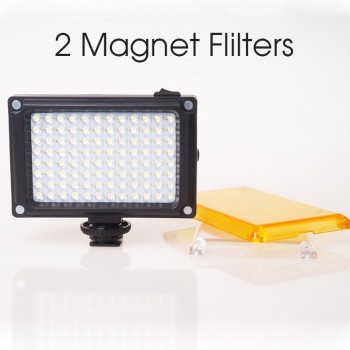 Ulanzi Mini LED Video Light Photo Lighting on Camera Hot shoe Dimmable LED Lamp for Canon Nikon Sony Camcorder DV DSLR Youtube