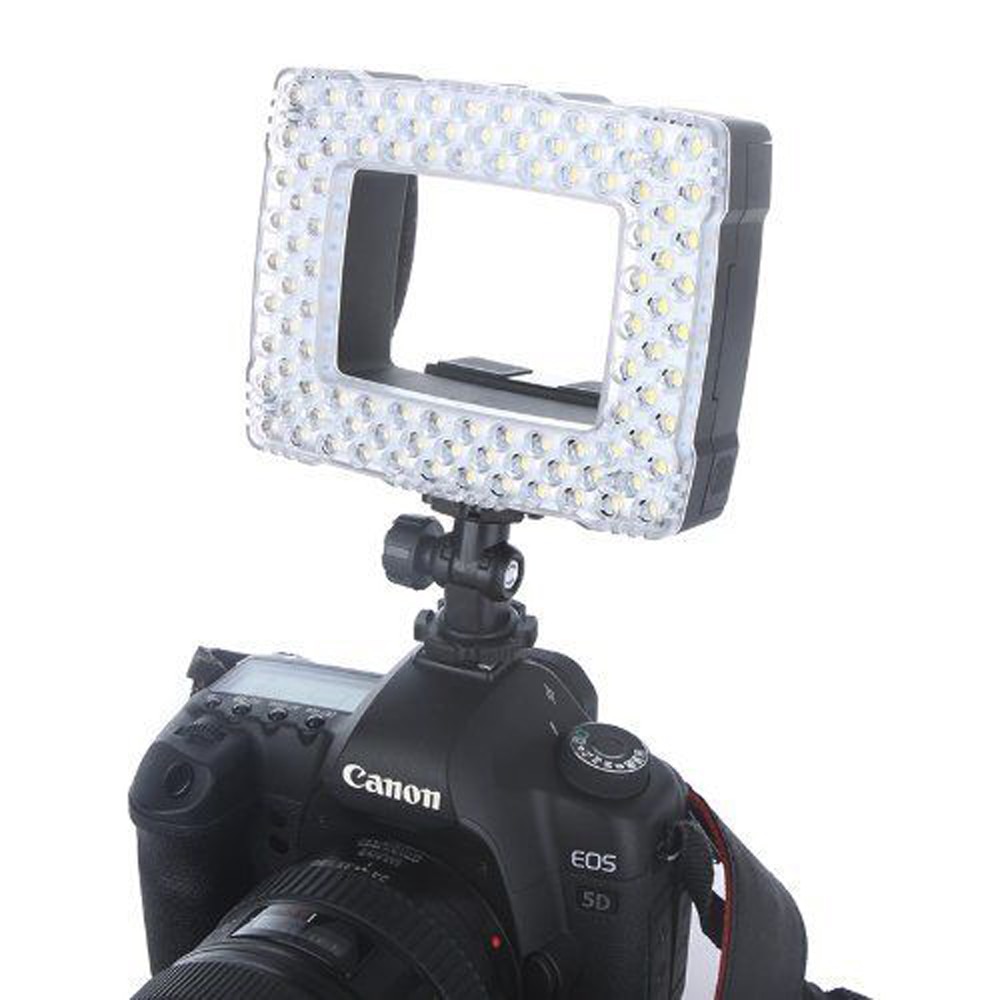 NanGuang CN-16 LED Video Lamp Light for Flash Speedlite Camera Video Camcorder 6.2W 710LM with Dimmer 5400K/ 3200K