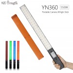 YONGNUO 360 LED YN360 5500K Handheld LED Video Light RGB Colorful 39.5CM ICE Stick Professional Photo LED Stick For DSLR Camera
