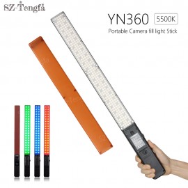 YONGNUO 360 LED YN360 5500K Handheld LED Video Light RGB Colorful 39.5CM ICE Stick Professional Photo LED Stick For DSLR Camera