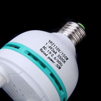 Photographic Lighting E27 110V 150W 5500K Photo Studio Bulb Video Light Photography Daylight Lamp