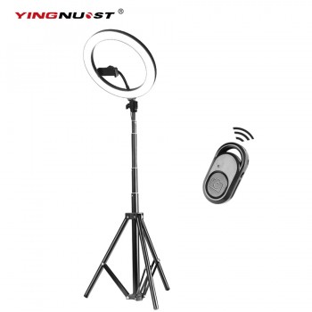 5600K LED Ring Light 10inch 26cm Lamp Dimmable Photography Studio Phone Video With 150CM Tripod Selfie Stickamp;USB Plug For Makeup