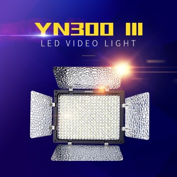 YONGNUO YN300III 3200K-5500K LED Video Light Kit +Phone and wireless remote control+Photographic Camcorder Camera Light Panel
