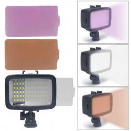 Mcoplus 60pcs 1800LM Underwater Lamp Waterproof Video LED Light for GoPro Hero 4 3 SJCAM SJ4000 Xiaomi Sports Action Camera