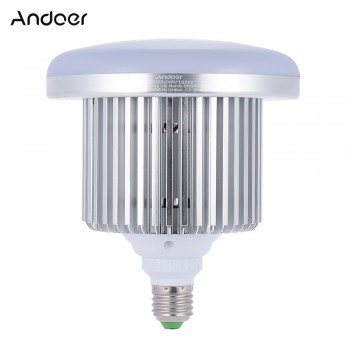 Andoer 135W LED Light Lamp Bulb 132 Beads 5500K E27 Photographic Lighting for Photo Studio Photography